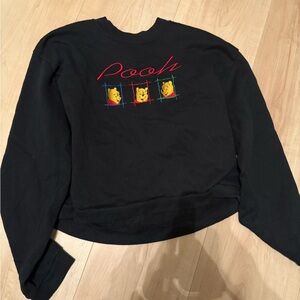 Vintage 70s Black Pooh Sweatshirt